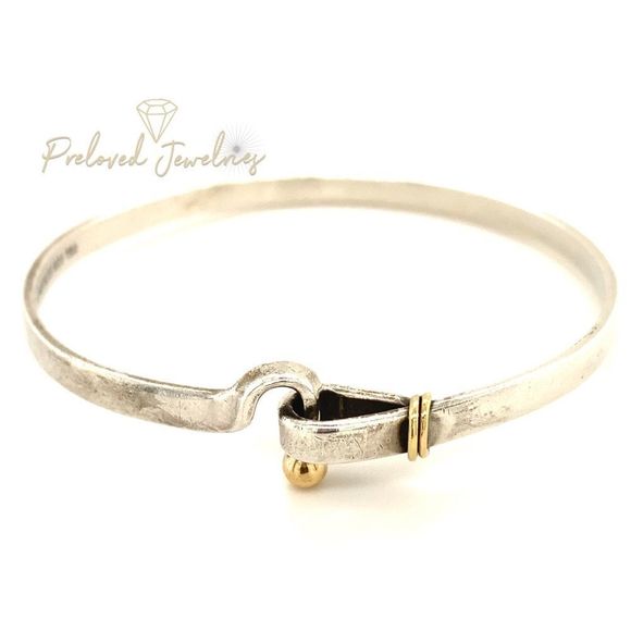 18k/925 T&Co. Hook-On Bangle
